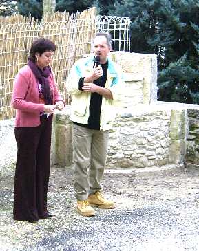 Fontaine, Claude Brunel, Josette Beraud Maire, Voeux 2003