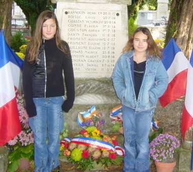 11 novembre 2004, Marie-Eva Montlahuc, Esther Monier